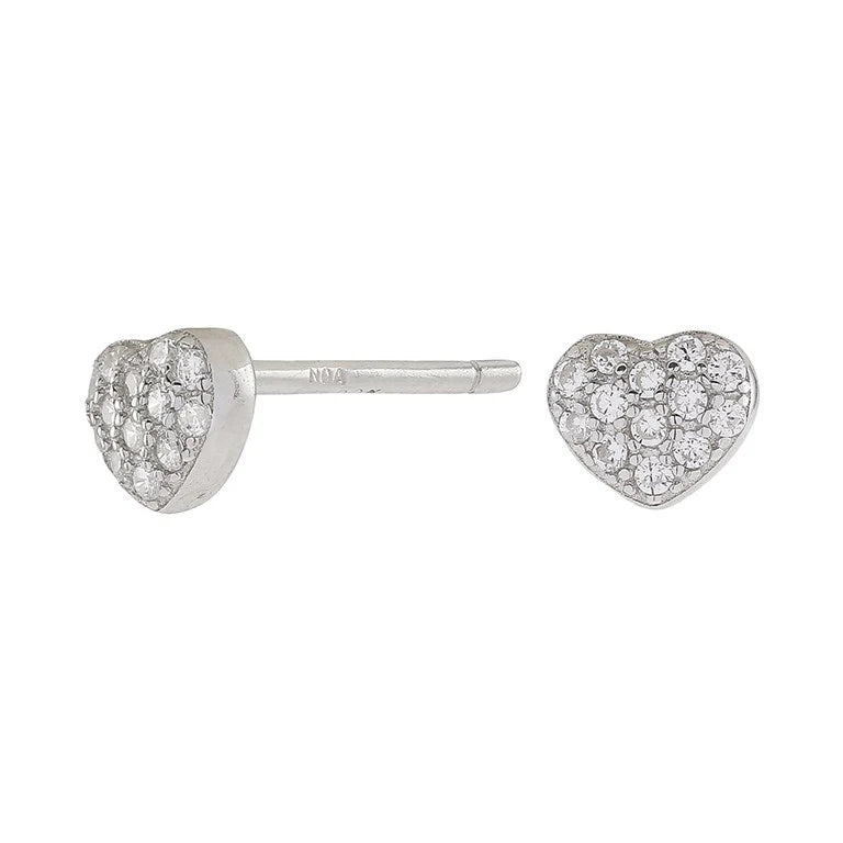Damen Schmuck-Set Herz / Cuore Piccolo / 925er Silber / Zirkonia / Serie Almanor