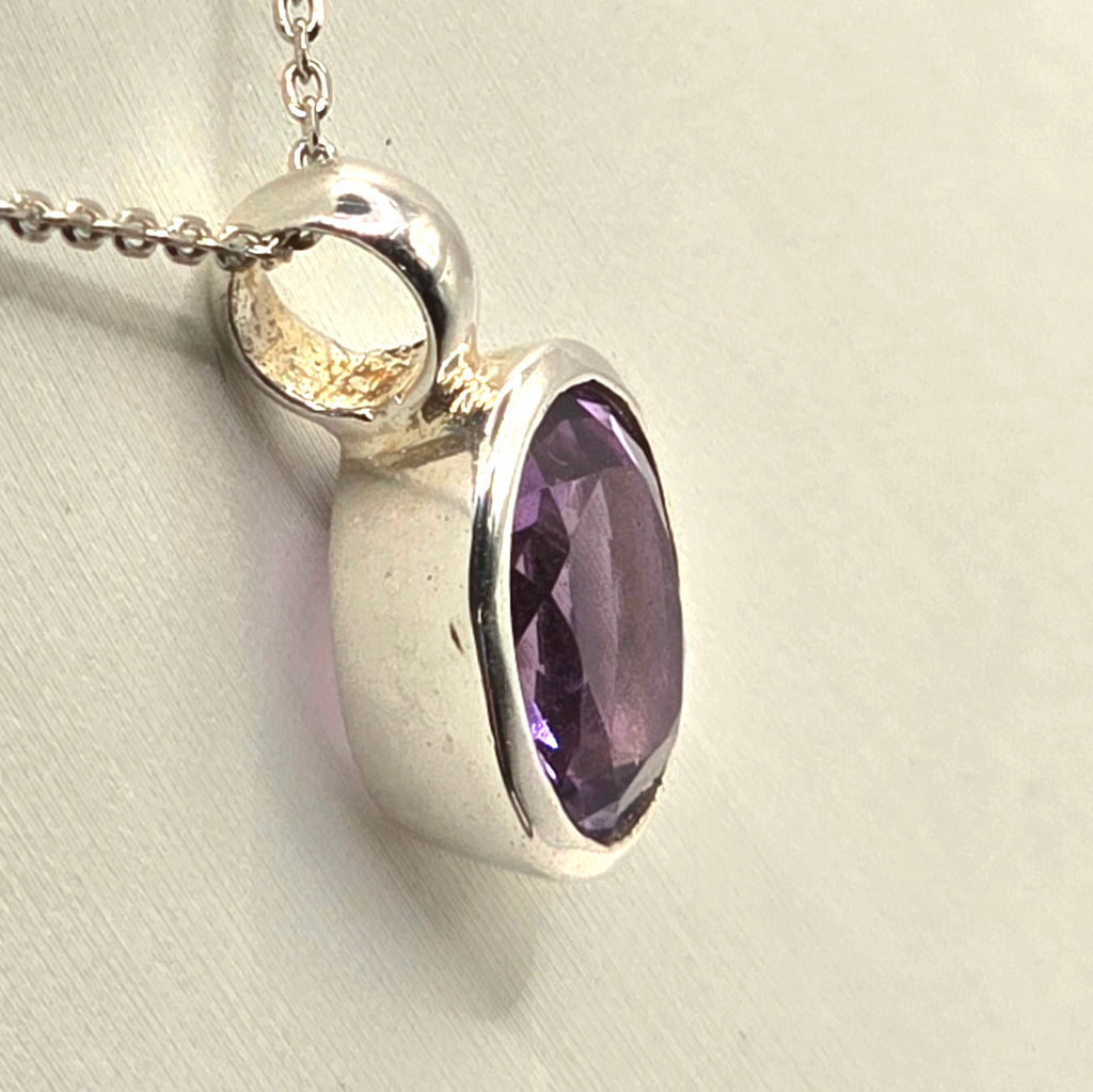 Damen Schmuck-Set mit Amethyst / Violetta Serena /925er Silber / Feminin