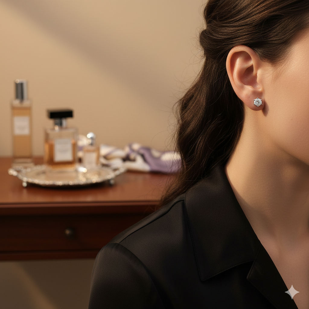 Damen Schmuck-Set mit Bergkristall / Luce Pura / 925er Silber