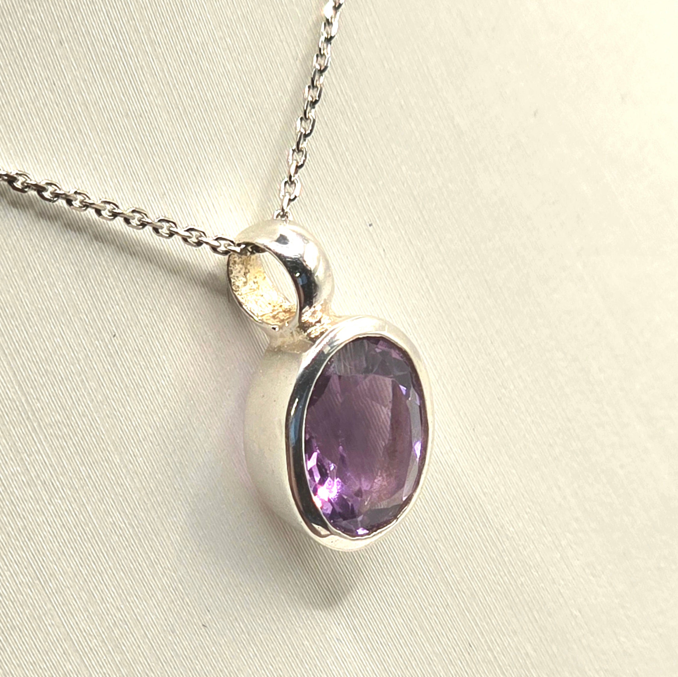 Damen Schmuck-Set mit Amethyst / Violetta Serena /925er Silber / Feminin