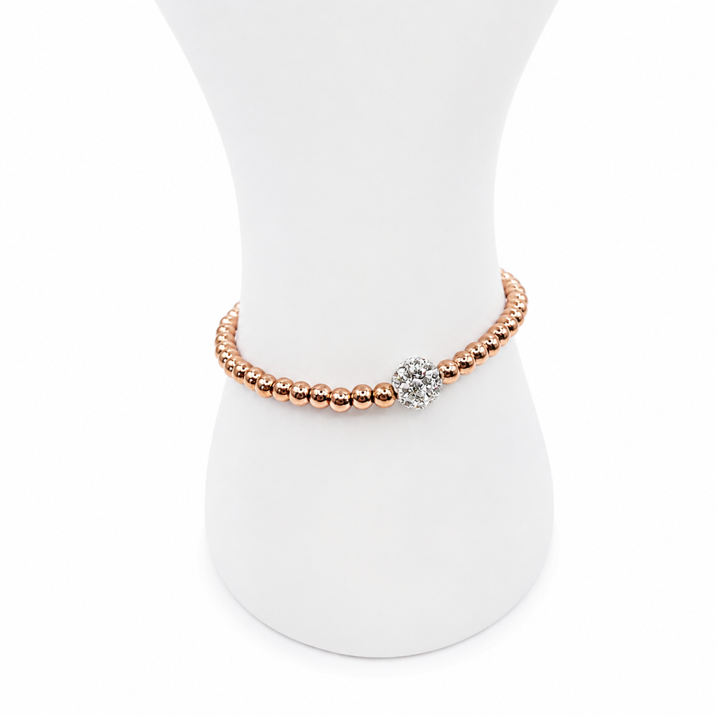 Damen Armband / Luce Rosé / 925er Silber rosévergoldet / elegant schlicht