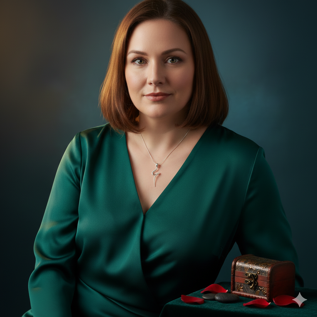 Damen Kette mit Schlange / Serpente d'argento / 925er Silber / Abalone / Statement