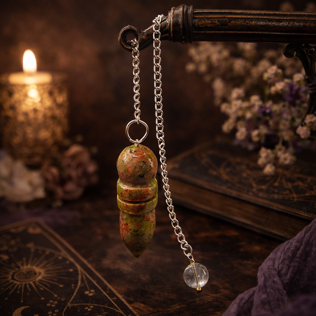 Äyptisches Pendel mit Unakit  by DAVUTA