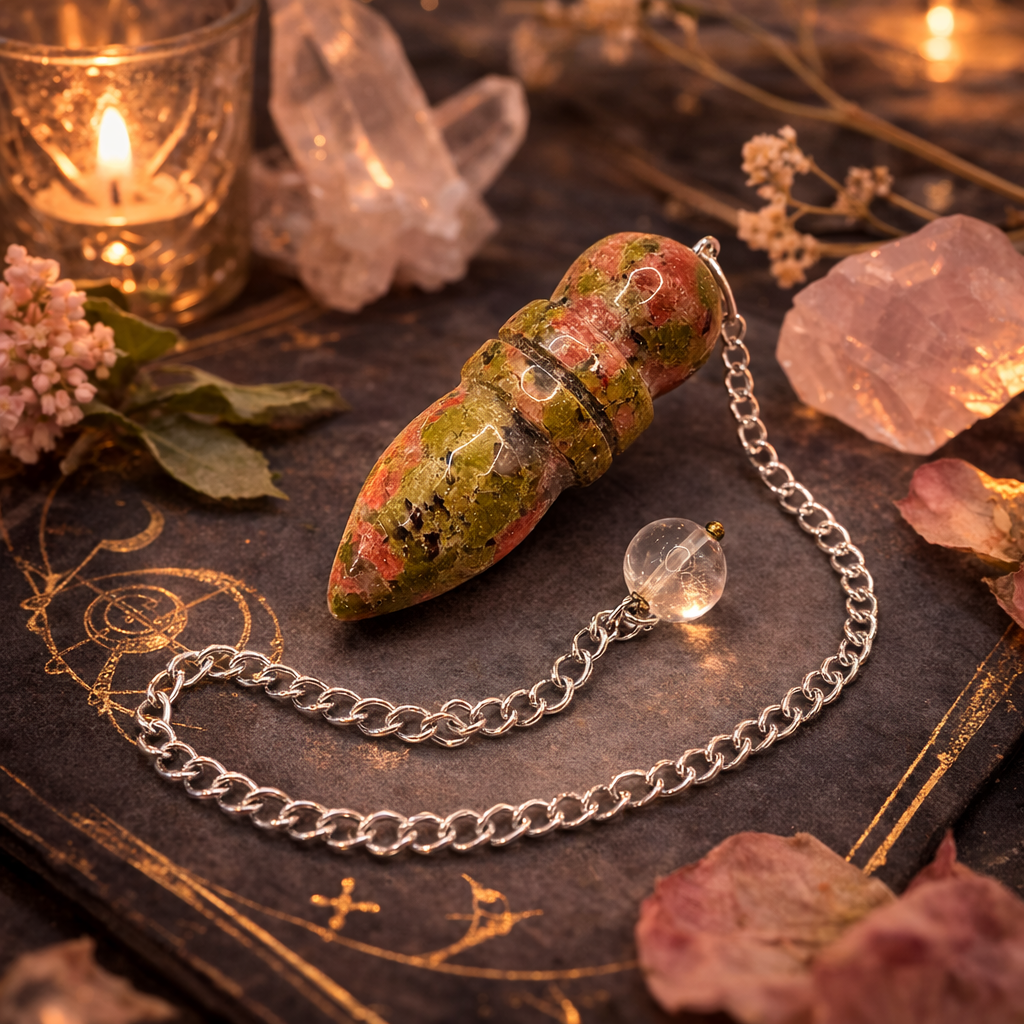 Äyptisches Pendel mit Unakit by DAVUTA